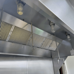 Commercial kitchen hood vent